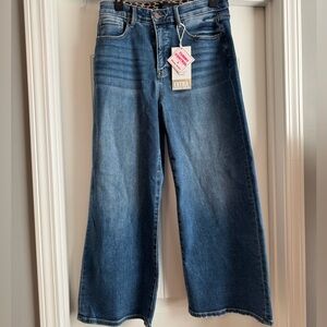 Risen Classic Blue Wide-Leg Jeans